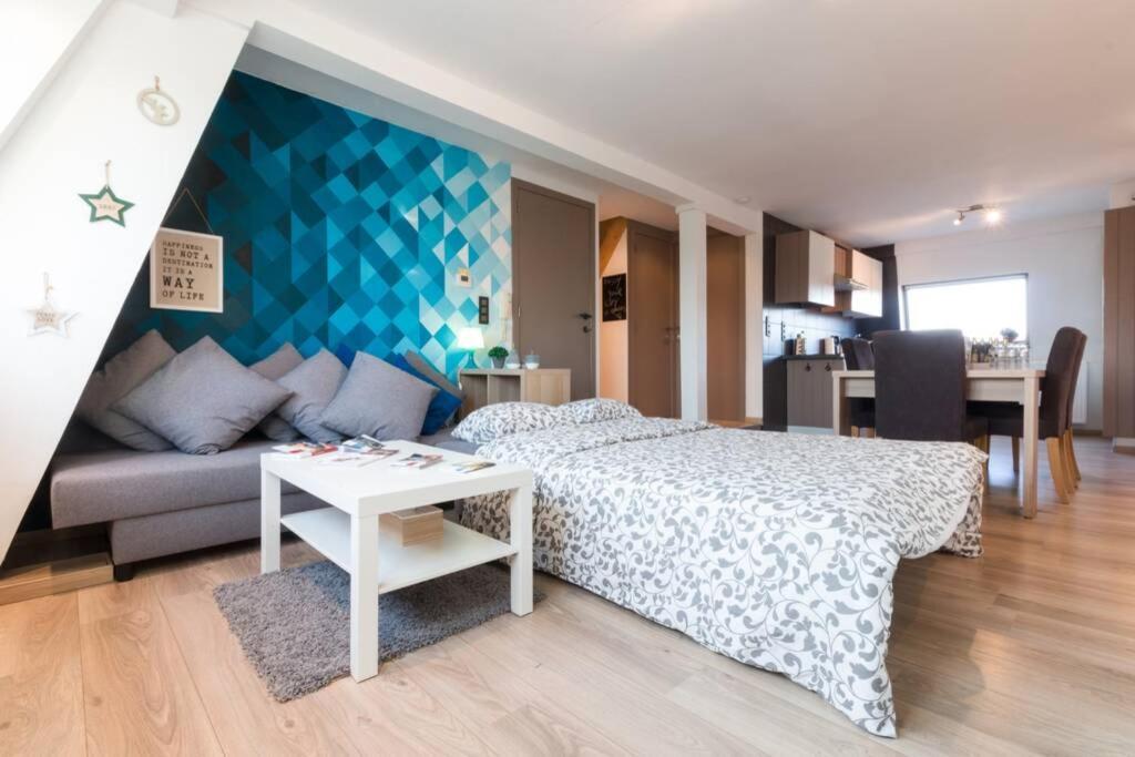Duplex appertement met zicht Damse vaart @ Brugge Lejlighed Eksteriør billede